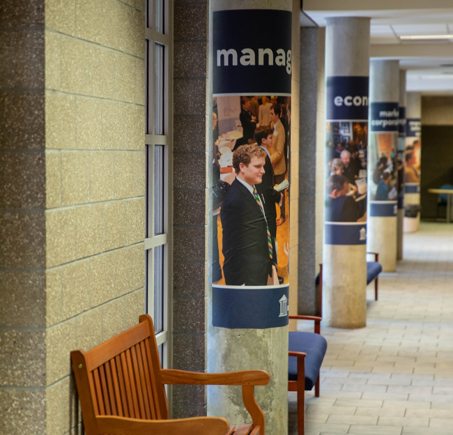 Ground level hallway in Holman