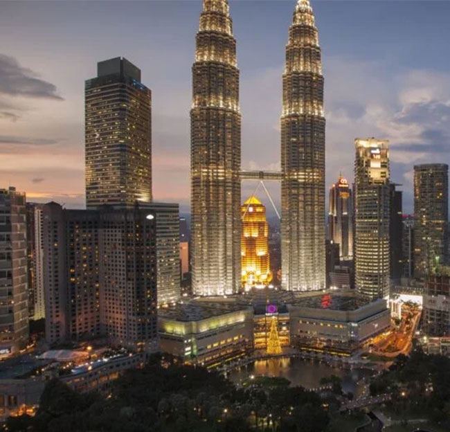 Building landscape of Malaysia.