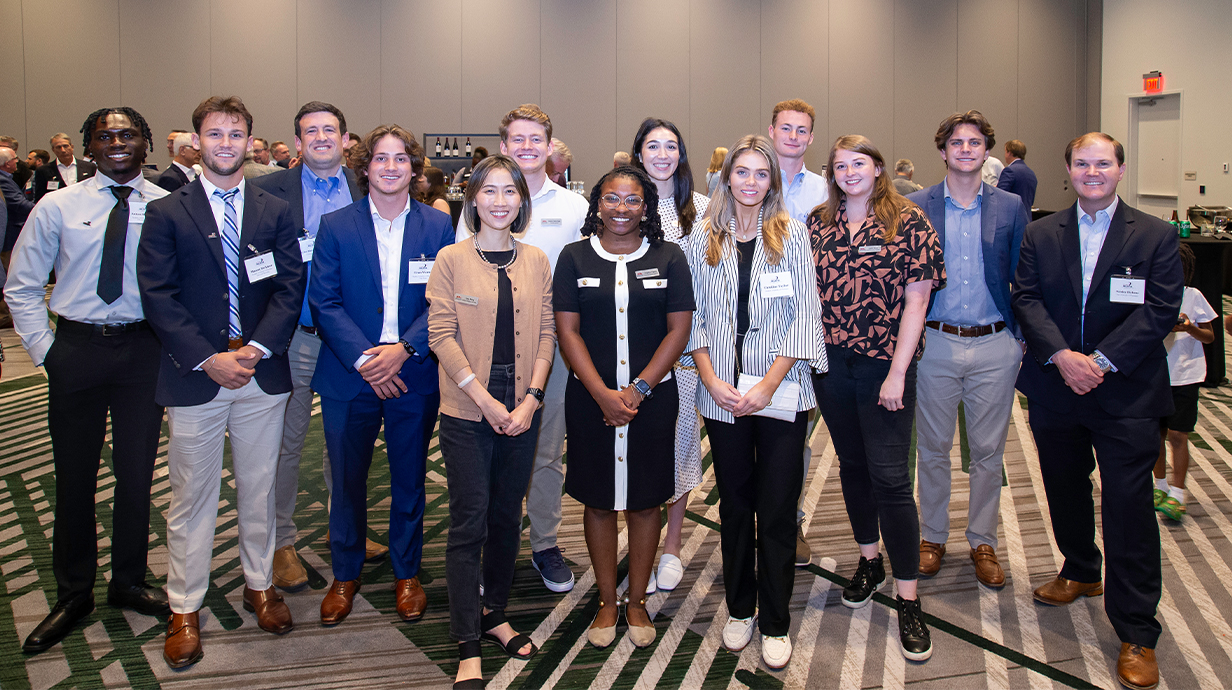 Group photo of students, and staff during the It's All Relative Symposium.