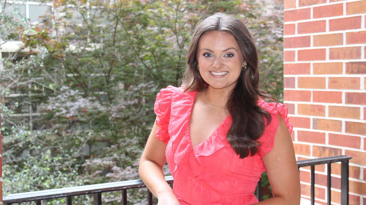Becca Butler, a sophomore from Gadsden, Tennessee, was named to the Chancellor’s Honor Roll for maintaining a 4.0 GPA her first year. She is also a member of Phi Mu social fraternity and the St. Jude Leadership Society.