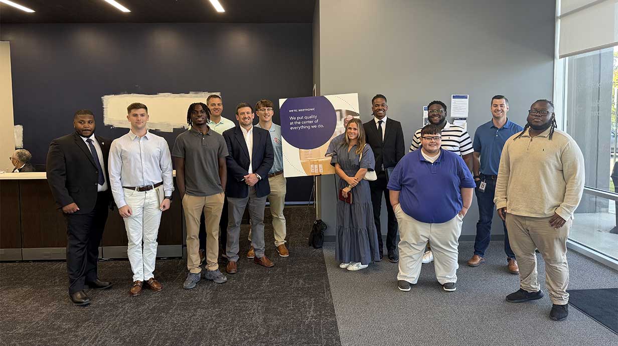 The career trek included a visit to Medtronic in Memphis.