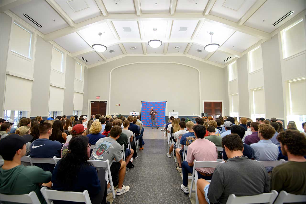 BASE Summit in 2024 held in the Johnson Commons Ballroom.