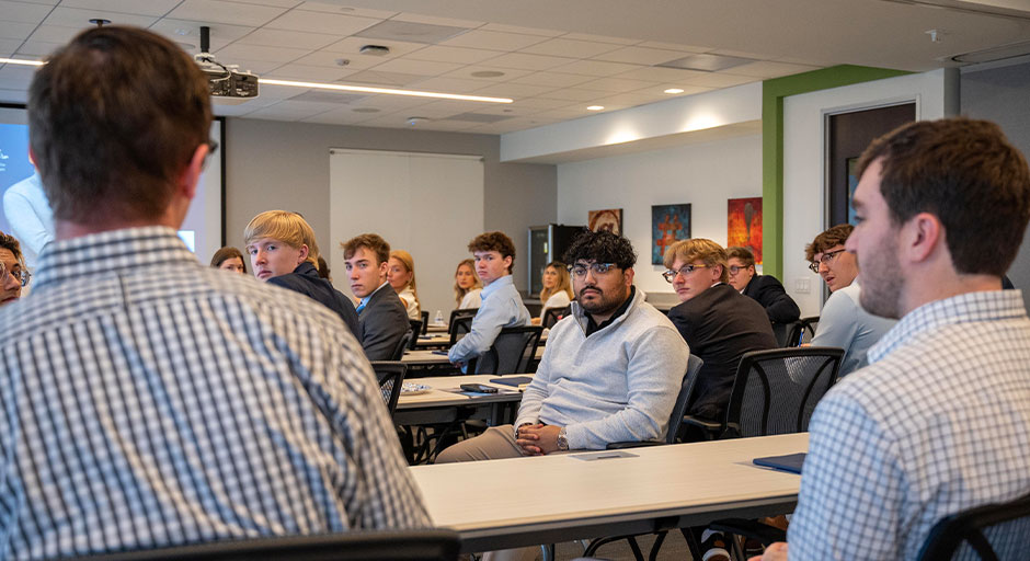 Students hear from RSM in Houston, Texas.