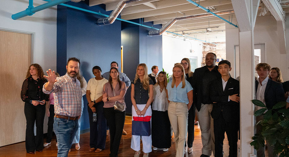 Students hear from Umbrage Studios in Houston, Texas.