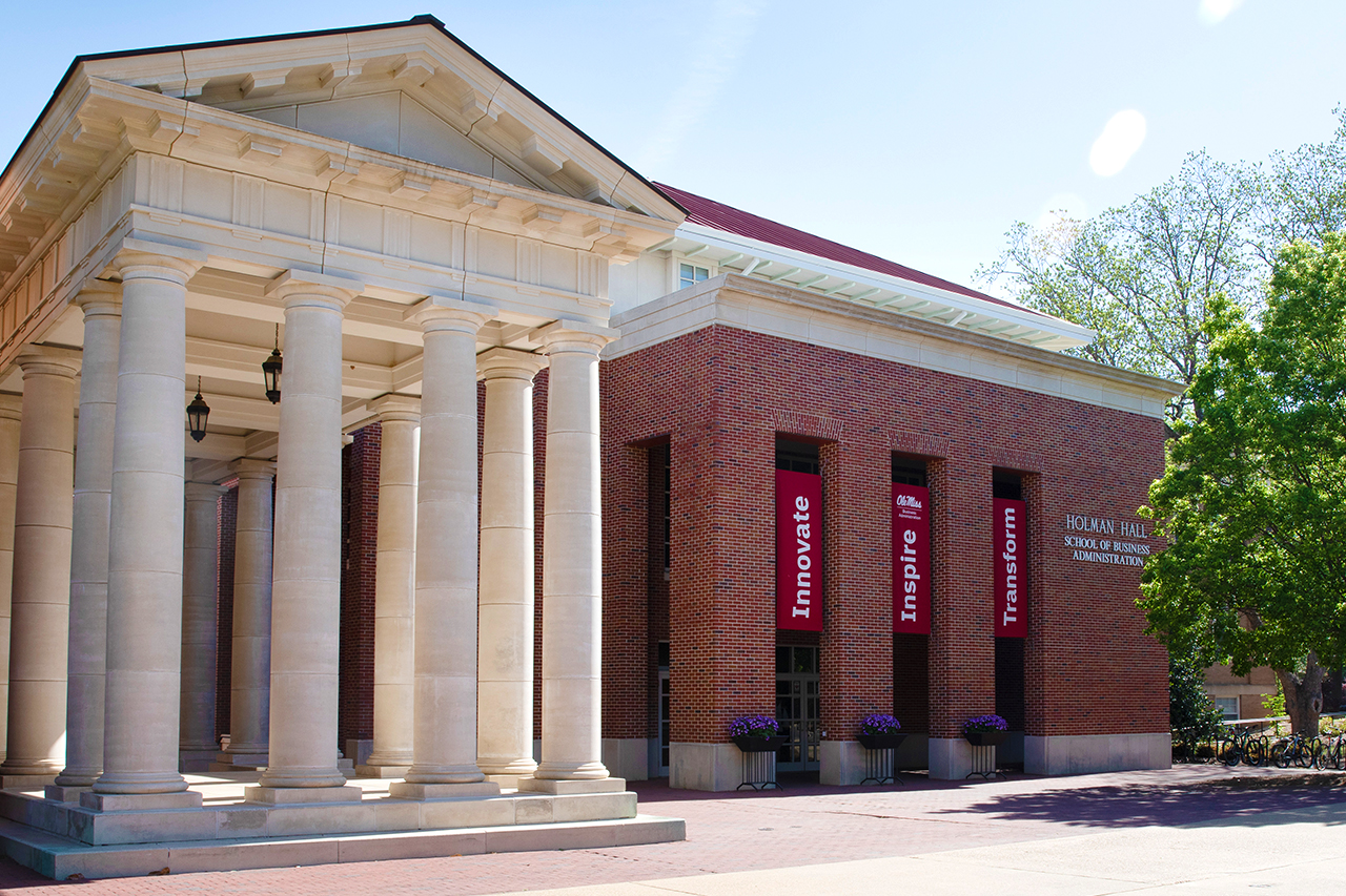 Front of Holman Hall.