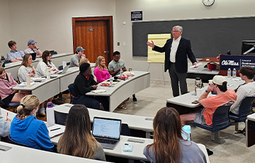 Classroom photo during a Business Success program event.