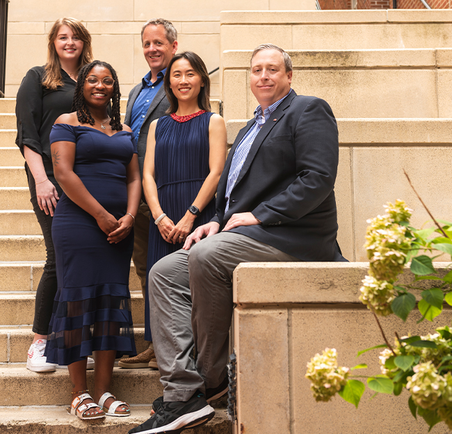 A photo of Angelica Owens, Caitlin Moak, Clay Dibrell, and Rich Gentry.